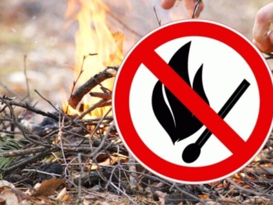 Сжигание мусора при уборке на кладбищах запрещено!