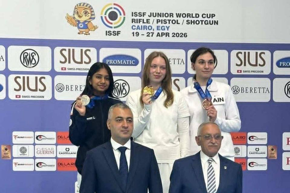 Белоруска Иванова завоевала золото в стрельбе из пистолета на юниорском Кубке мира в Каире