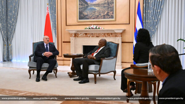 Встреча с вице-президентом Кубы Сальвадором Вальдесом Месой