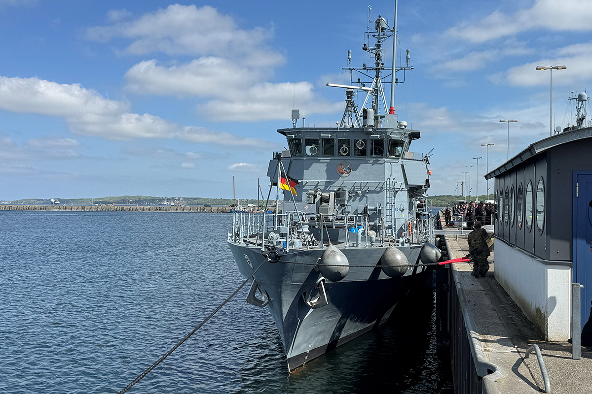 Германия направила в Средиземное море минный тральщик для подготовки к возможной миссии в Ормузском проливе